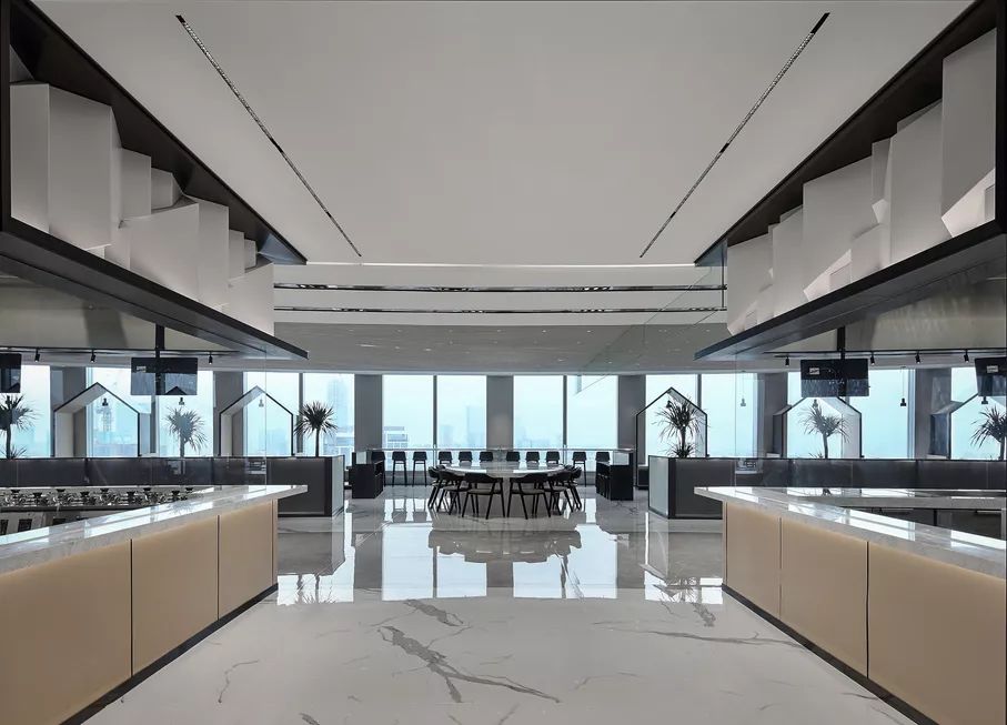 新中源叁上叁設計鑒賞 OPPO深圳灣總部員工餐廳