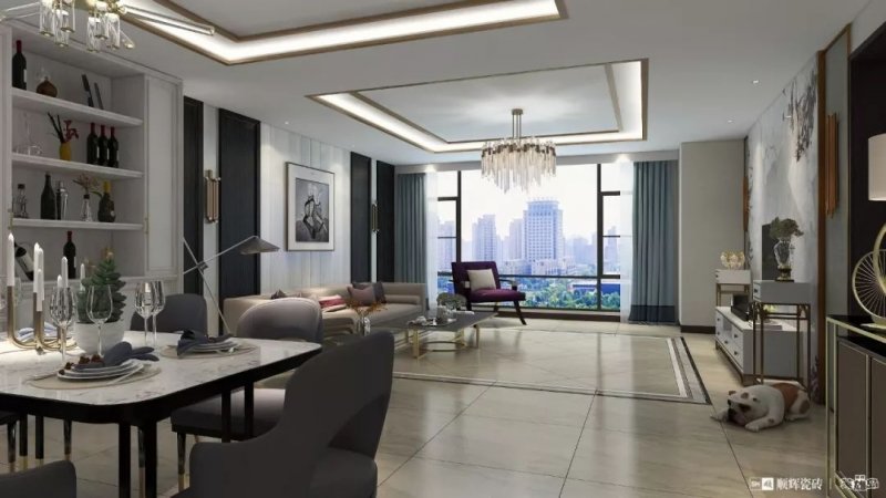 順輝瓷磚終端設計師付金龍 演繹雅致輕奢風