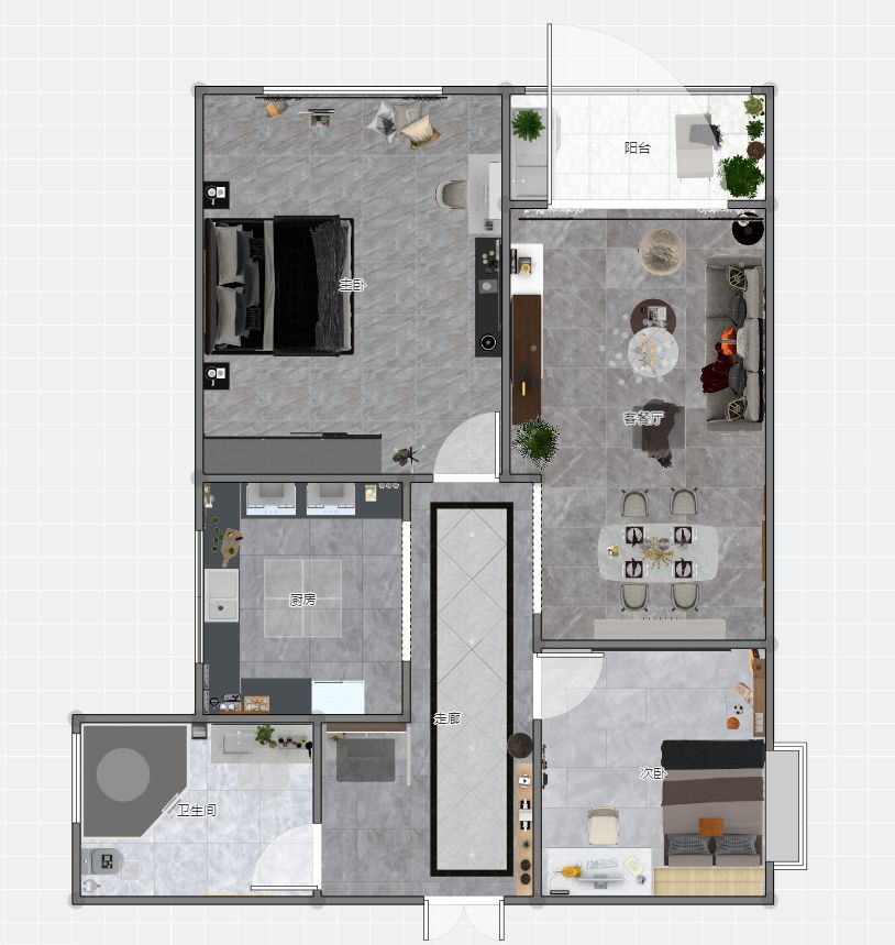 新潤成陶瓷 現代簡約二室格調裝飾溫馨家